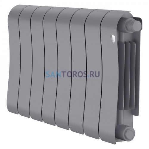 Радиатор биметаллический Royal Thermo Infinity 300 Silver Satin VR - 8 секционный (НС-1696354 РОЯЛ ТЕРМО)
